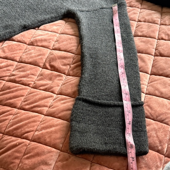 Anthropologie Basile Dark Gray mock neck Sweater - Picture 4 of 8